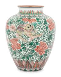 A Chinese Wucai Porcelain Jar