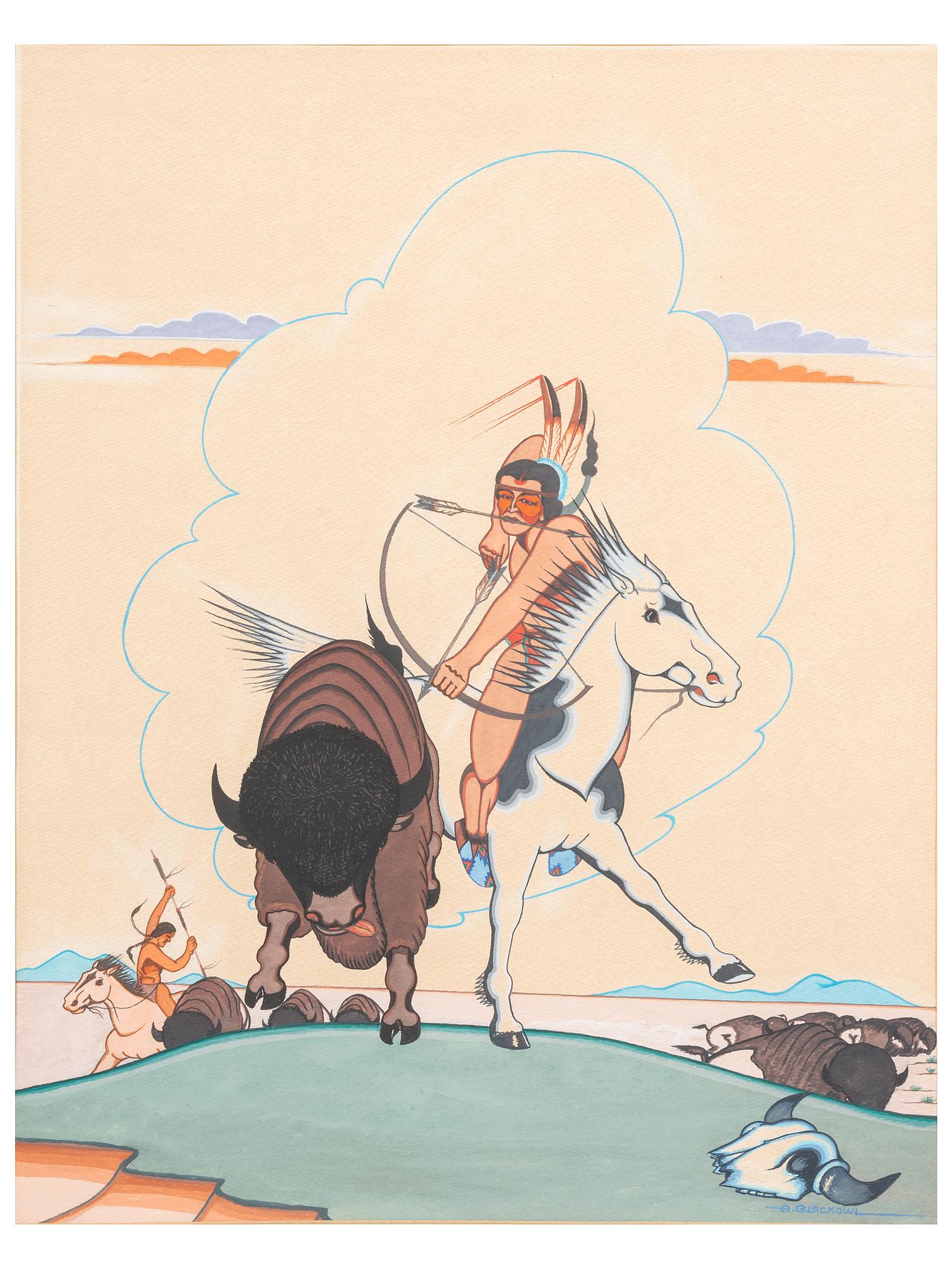 untitled, buffalo hunt