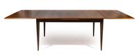 A Swedish Mahogany Dining Room Suite, Dux Length of table 59 inches. — CIRCA 1960