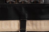 Three Goyard Bags: Two Totes and One Zip Pouch