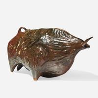 Peter Voulkos (American, 1924-2002) An Early and Important Bull, USA, circa 1951-52