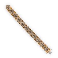 Diamond and Bicolor Gold Bracelet