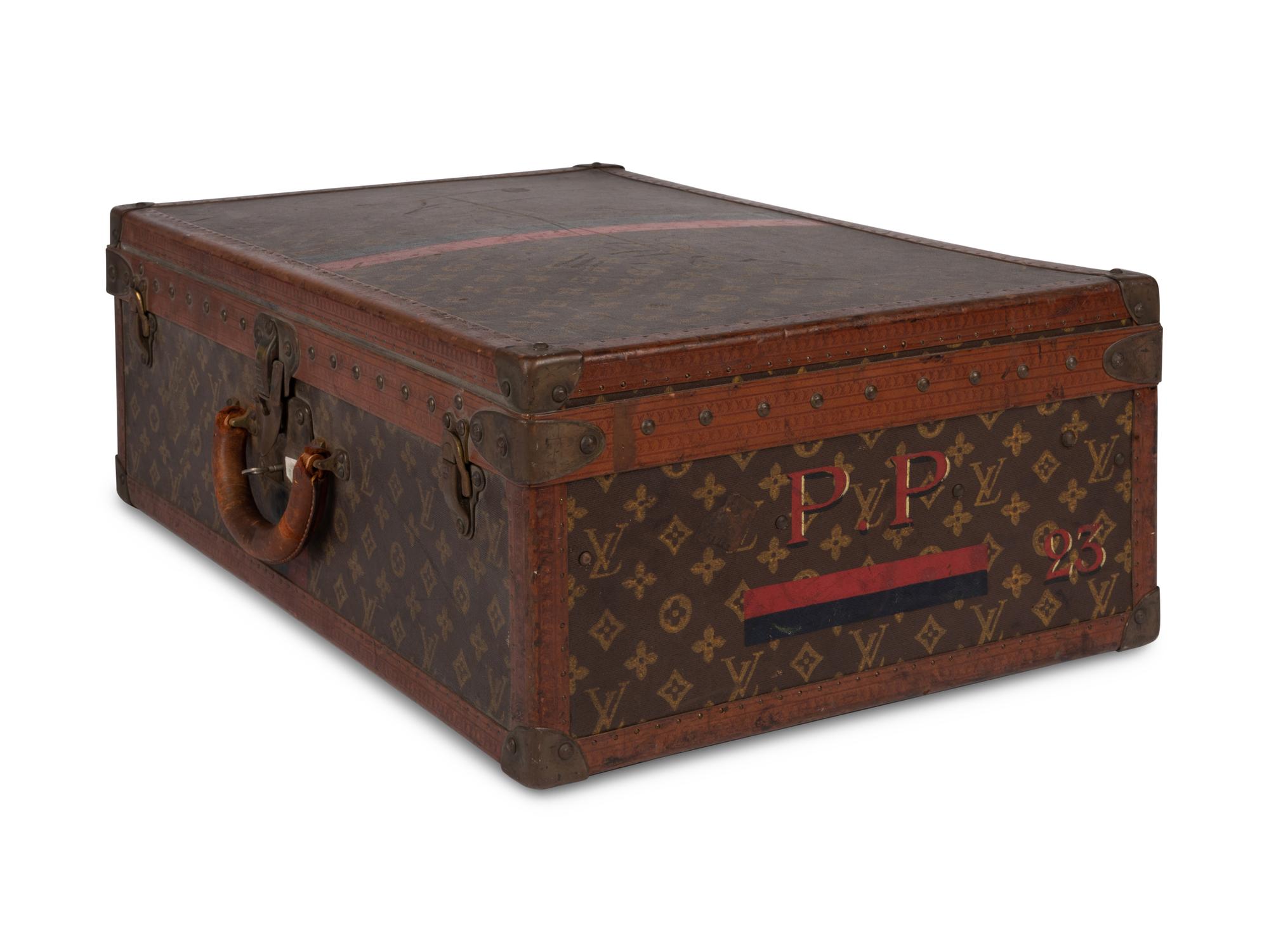 Louis Vuitton Suitcase from the Palmer Family, Early 20th Century