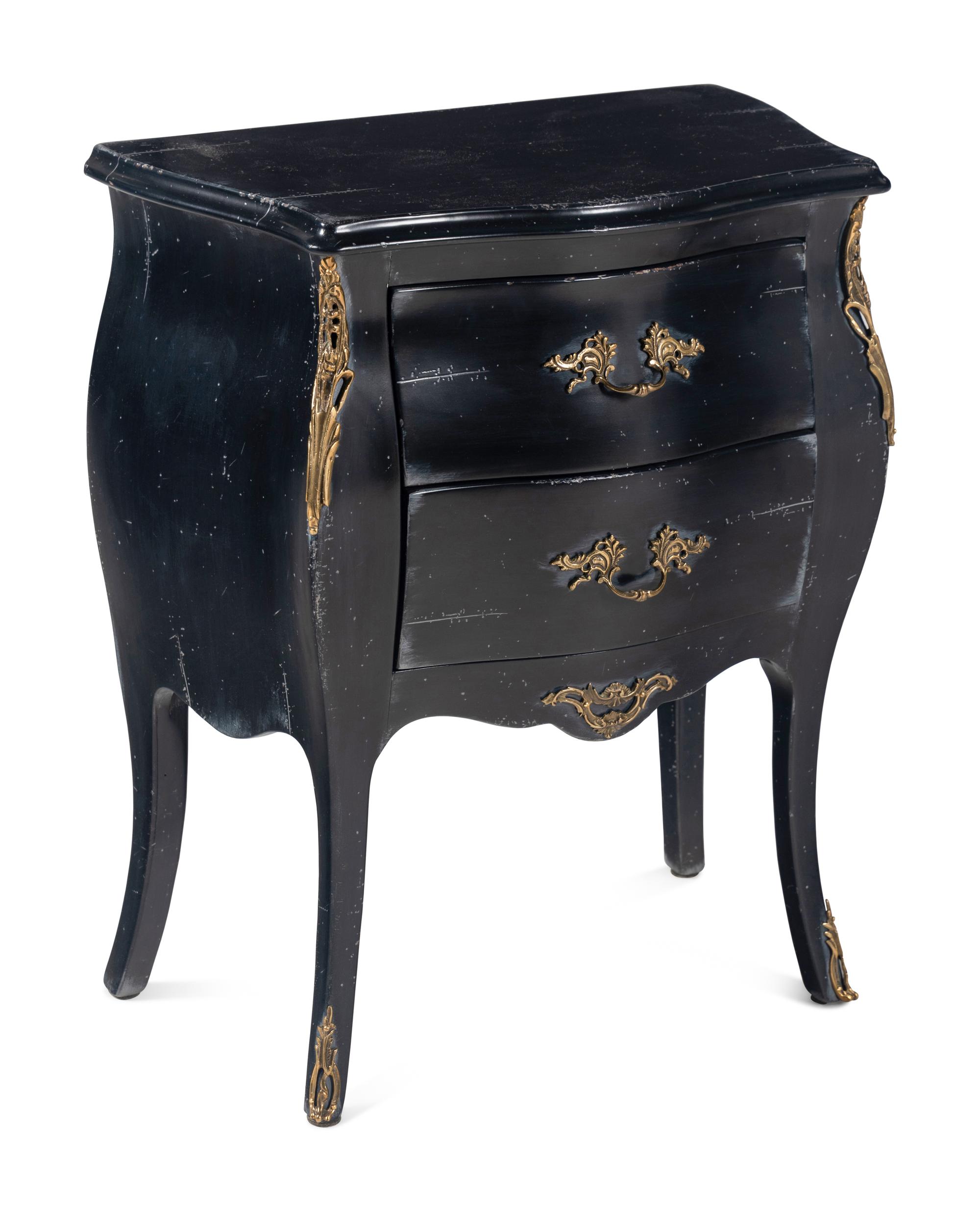 A Pair of Vangelista Mobili Gilt Metal Mounted Commodes
