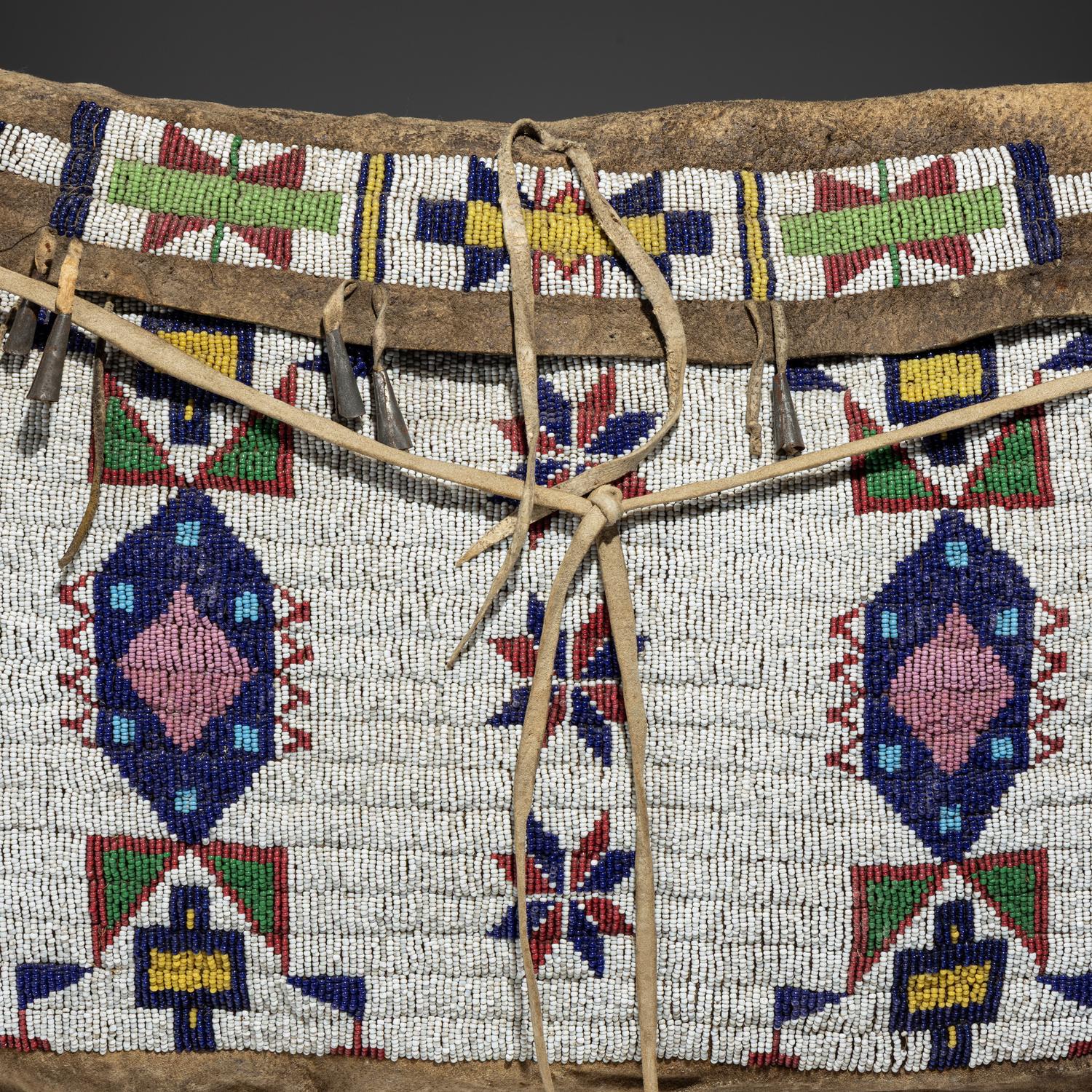 Sioux Beaded Hide Possible Bag