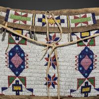 Sioux Beaded Hide Possible Bag