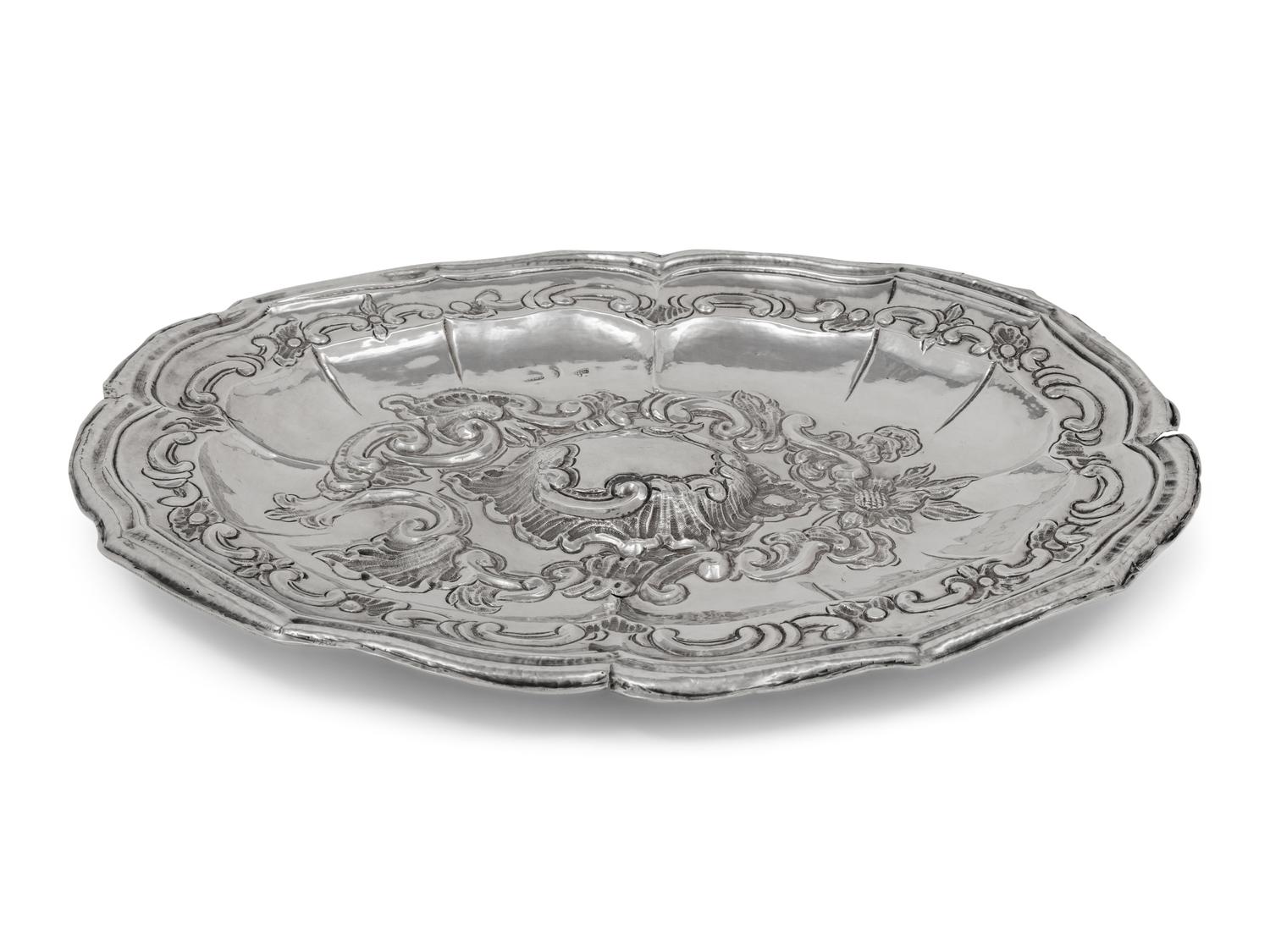 A Guatemalan Silver Presentation Dish