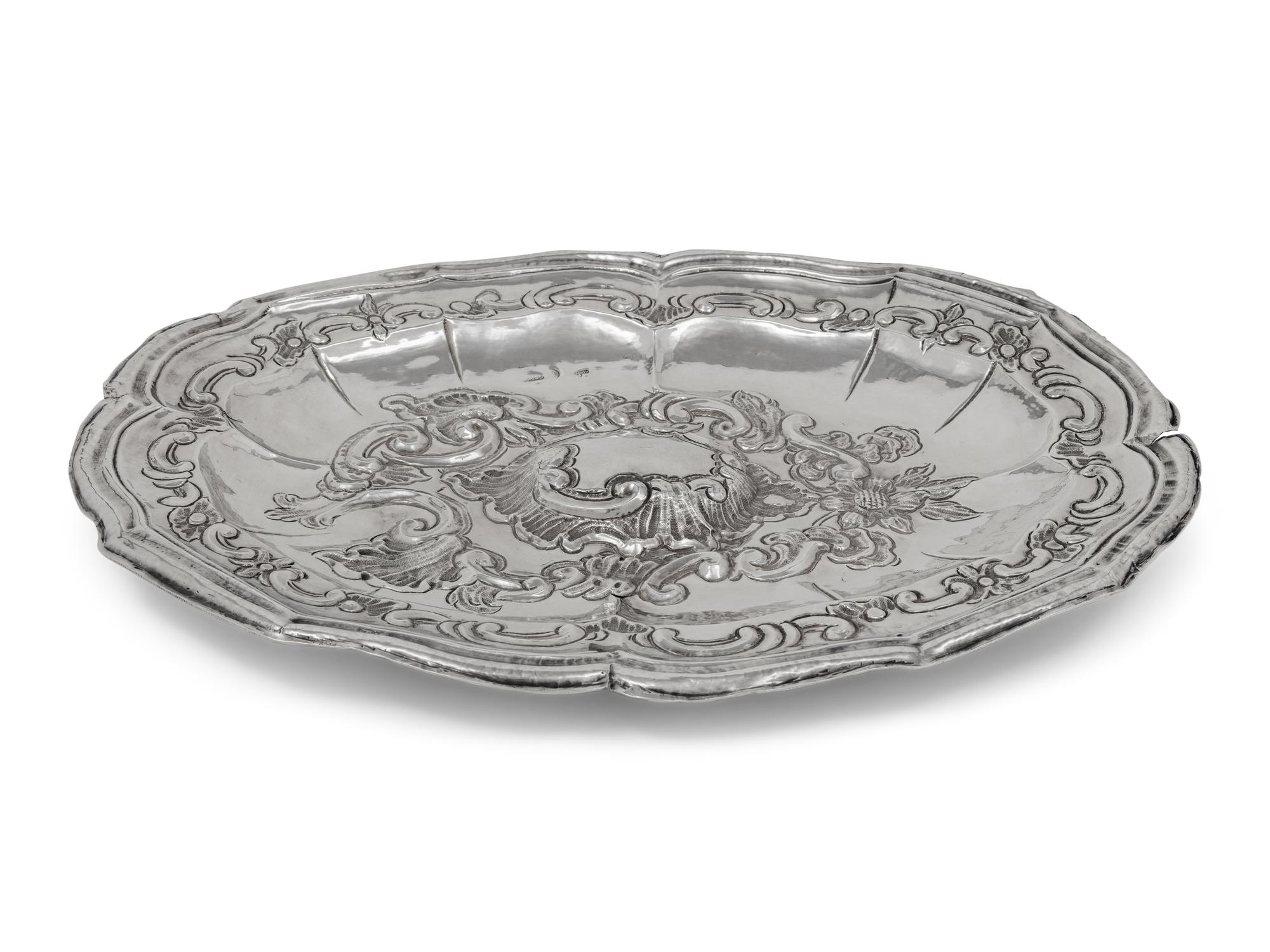 A Guatemalan Silver Presentation Dish