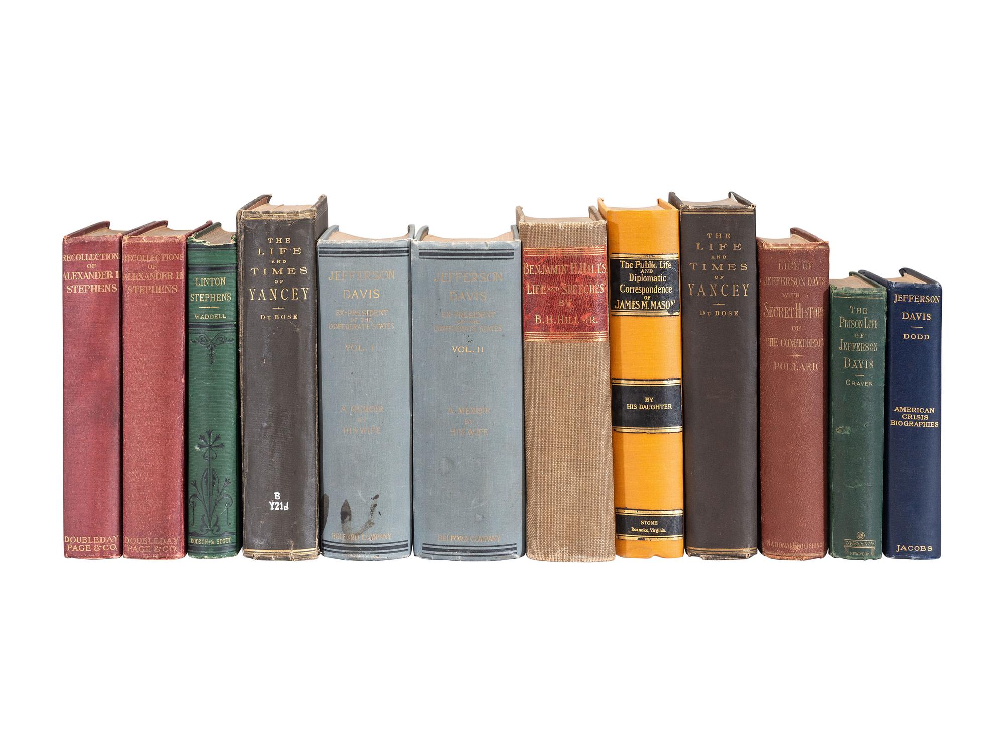 [CIVIL WAR]. Confederate statesmen. 13 volumes.