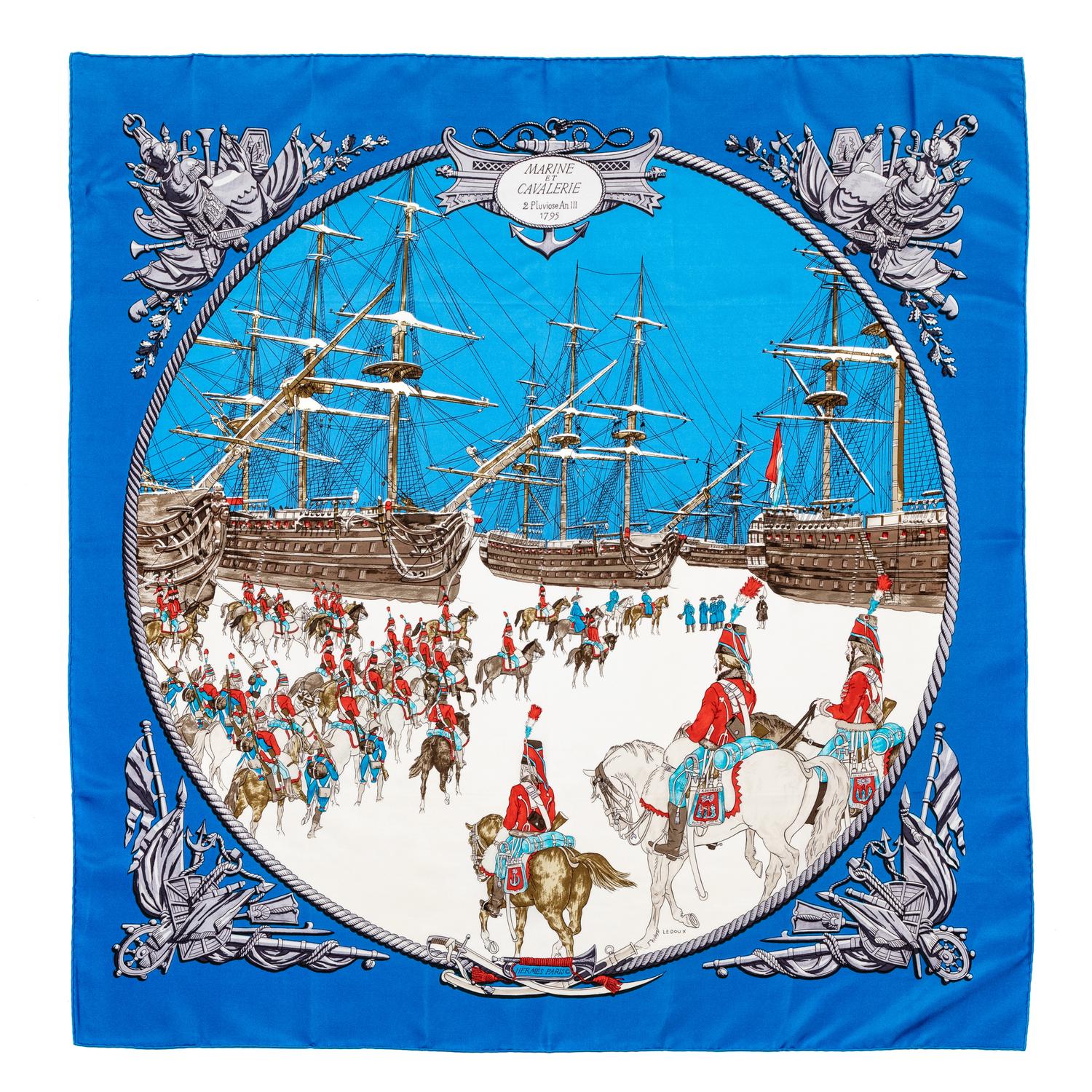 Hermès 90cm Silk Scarf