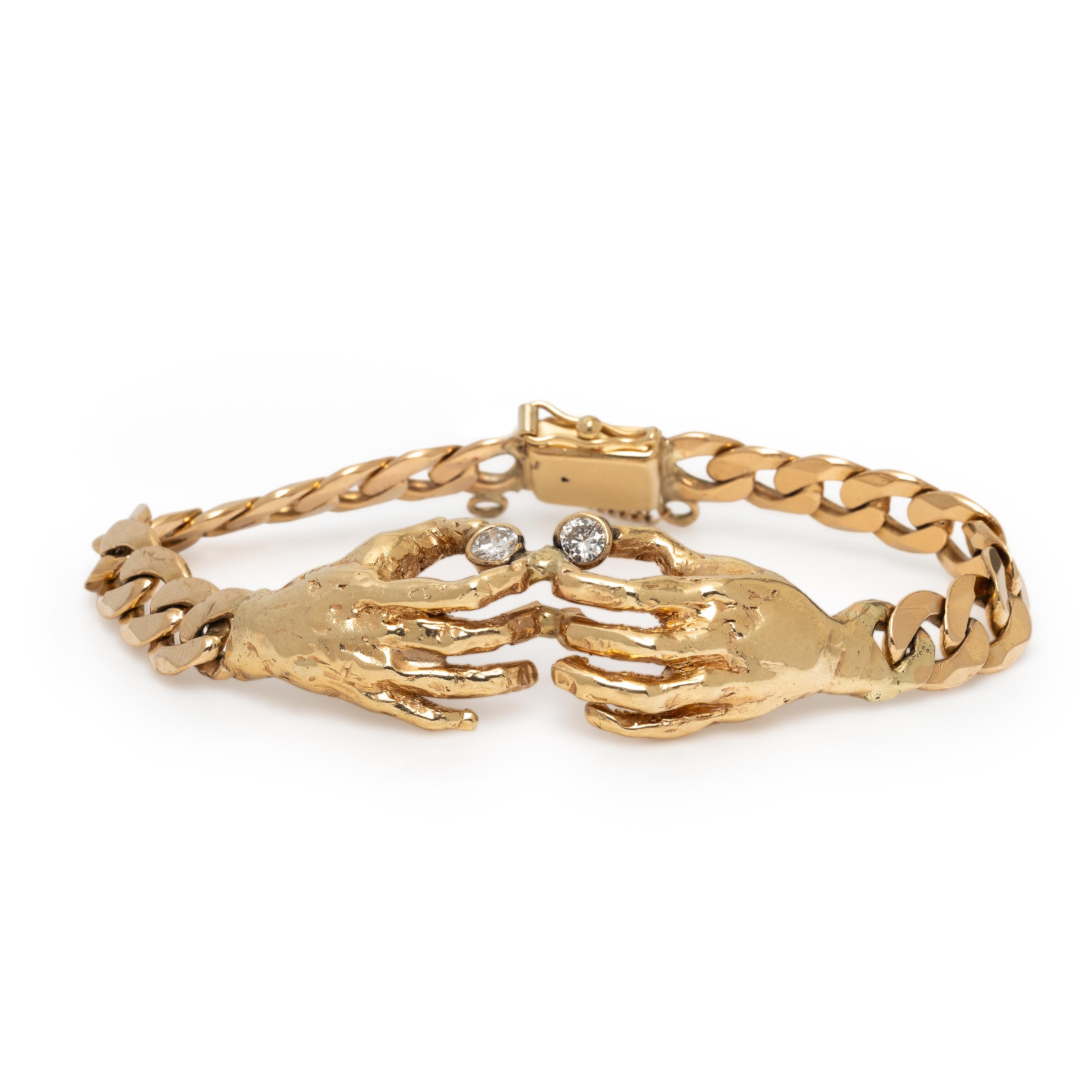 Yellow Gold and Diamond Bracelet