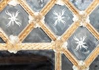 A Venetian Etched Glass Mirror