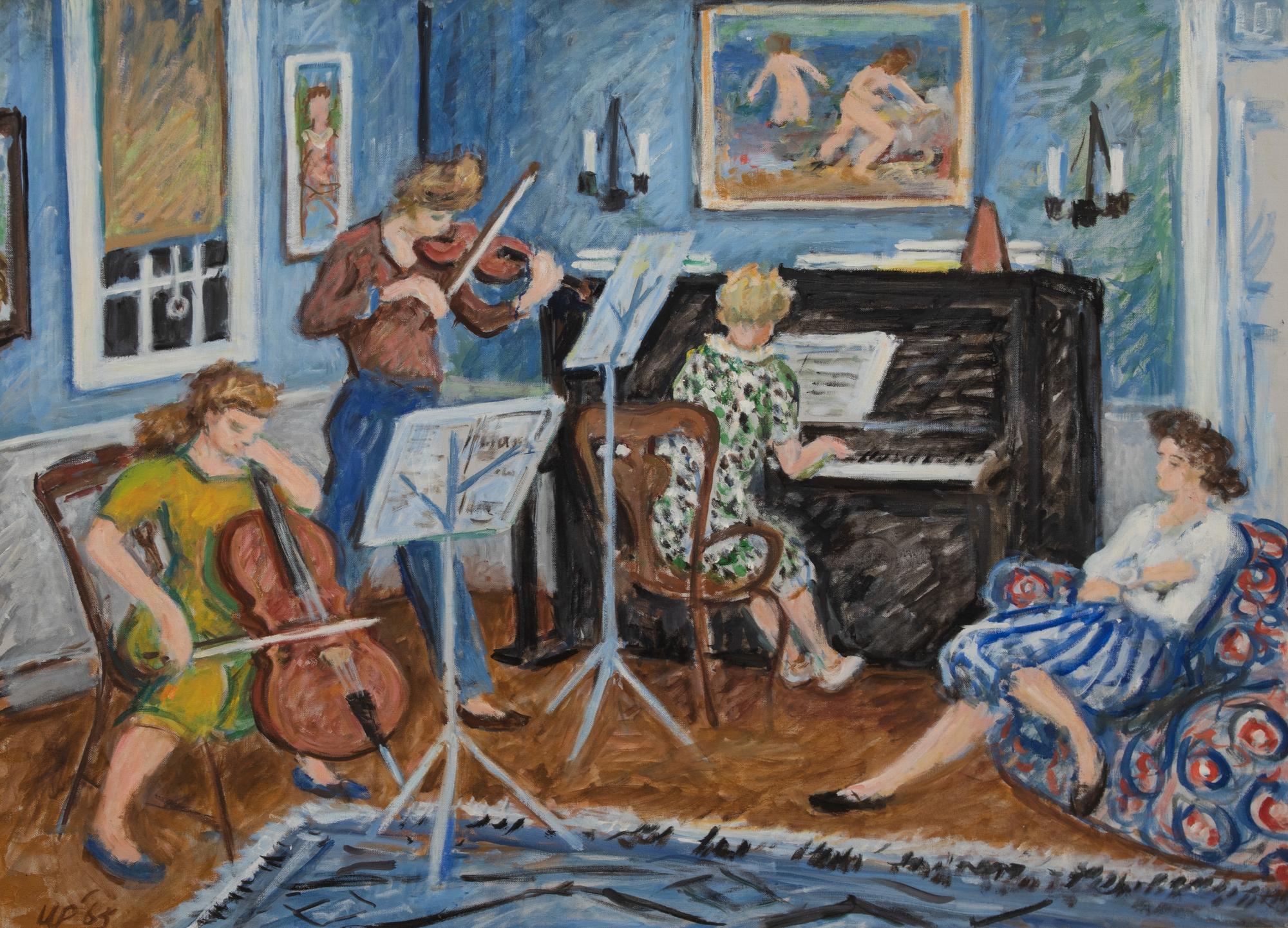 Waldo Peirce, (American, 1884-1970) — The Pepper Pot Trio, 1965