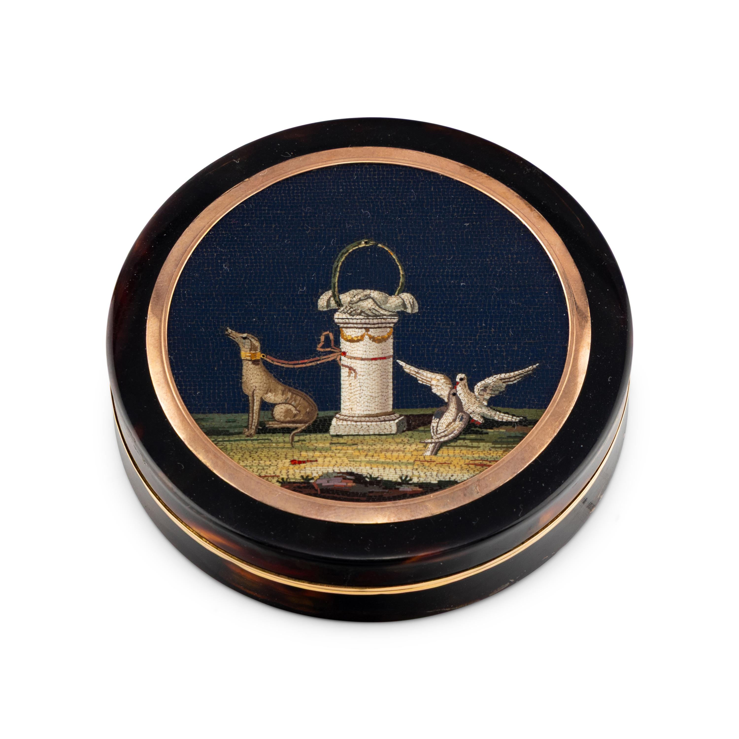 A Micromosaic Snuff Box