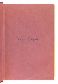 CAPOTE, Truman (1924-1984). In Cold Blood . New York: Random House, 1965.