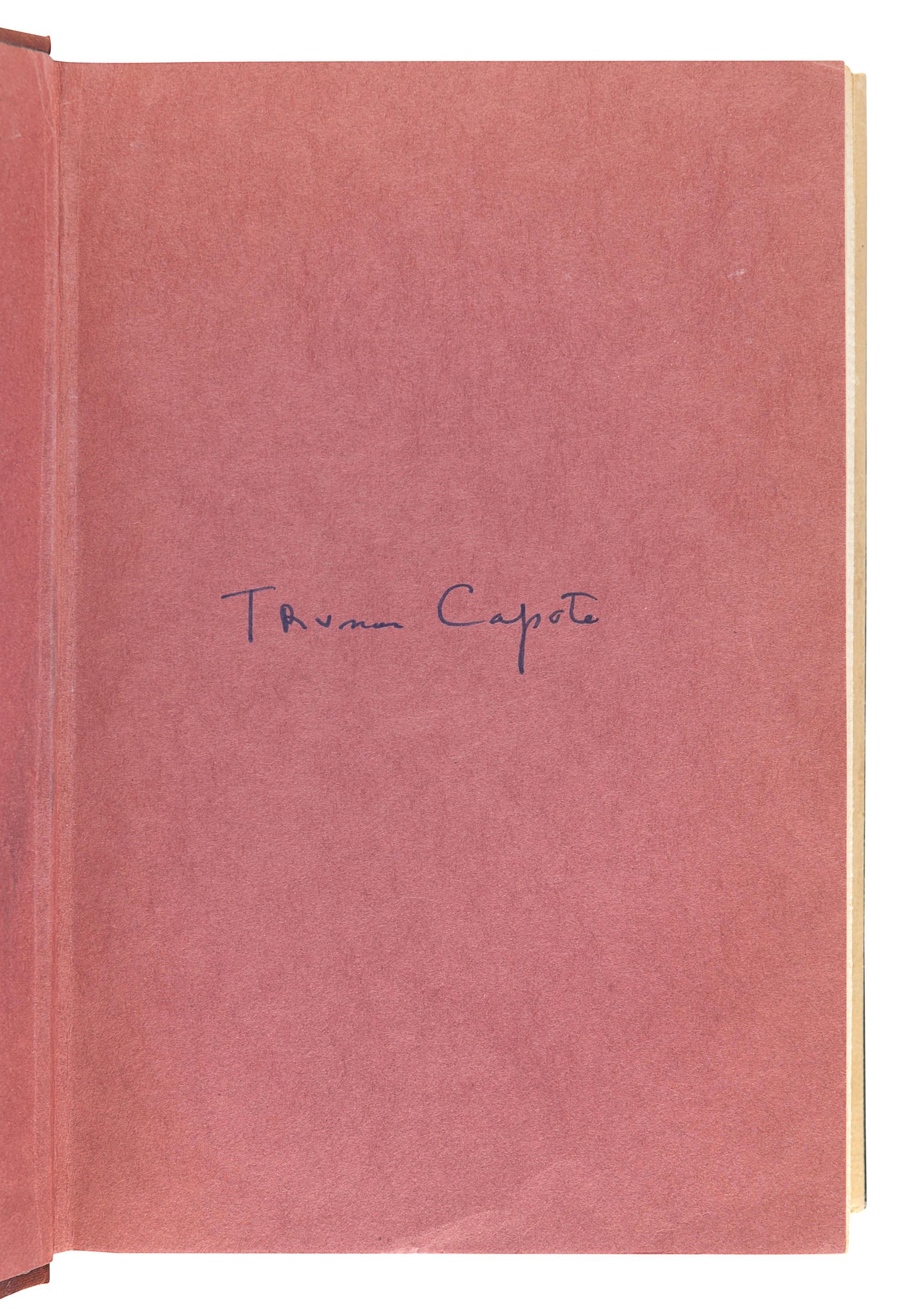 CAPOTE, Truman (1924-1984). In Cold Blood . New York: Random House, 1965.