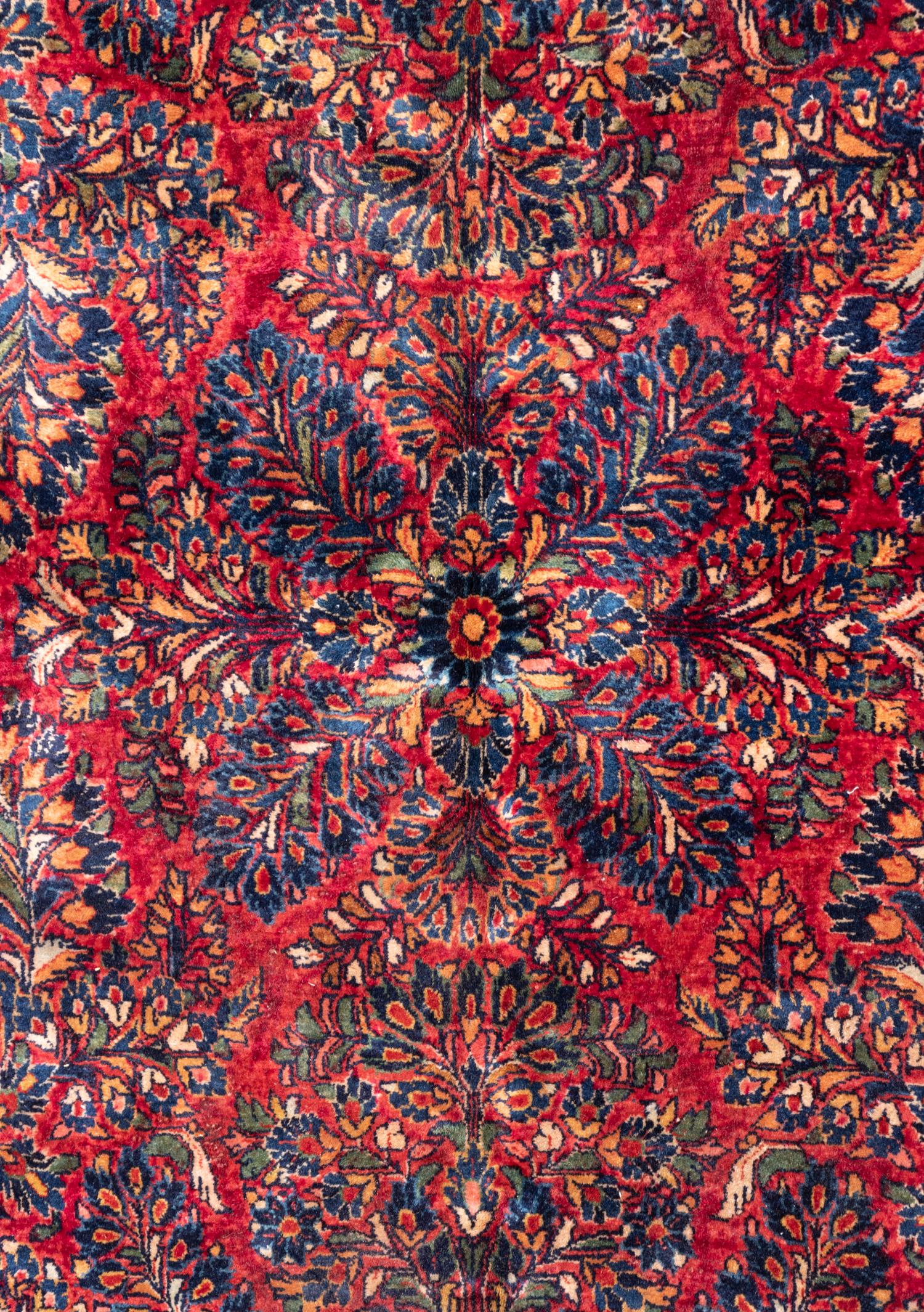 A Sarouk Wool Rug