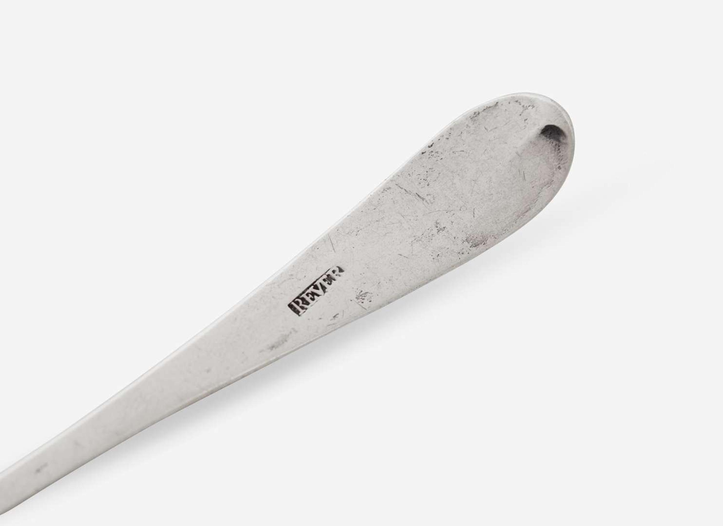 A silver spoon, Paul Revere, Jr. (1735-1818), Boston, MA, circa 1770-1790