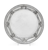 A Continental Silver Dish