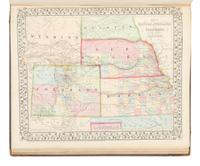 MITCHELL, Samuel Augustus (1792-1868). Mitchell’s New General Atlas Containing Maps of the Various Countries of the World, Plans of Cities, etc . Philadelphia: S. Augustus Mitchell, 1869.