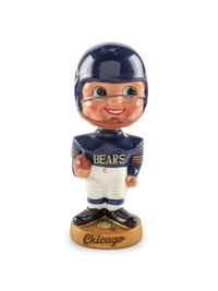 A Vintage Chicago Bears Bobblehead Figure