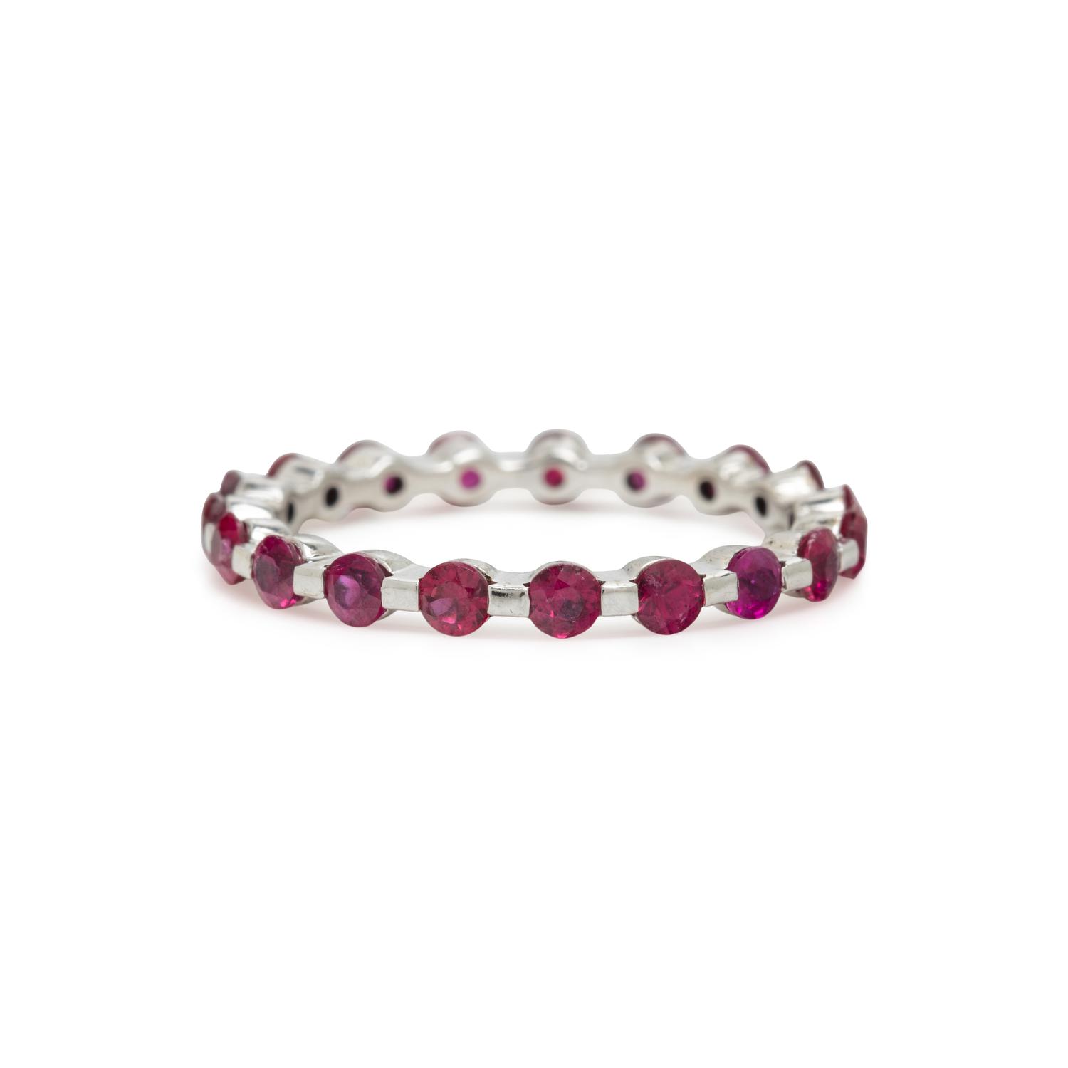 Pair of Sapphire and Ruby Rings