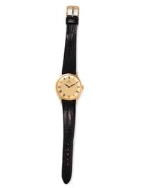 OMEGA, YELLOW GOLD WATCH