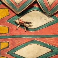 Sioux Painted Parfleche Flat Case