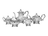 An American Silver Five-Piece Tea and Coffee Service