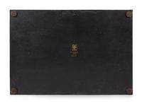 A R&Y Augousti Shagreen Jewelry Box and Tray