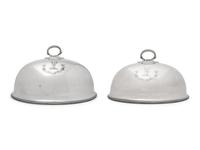A Fine Pair of Victorian Silver Plate Venison Domes, Richard Martin & Sons, Sheffield, England