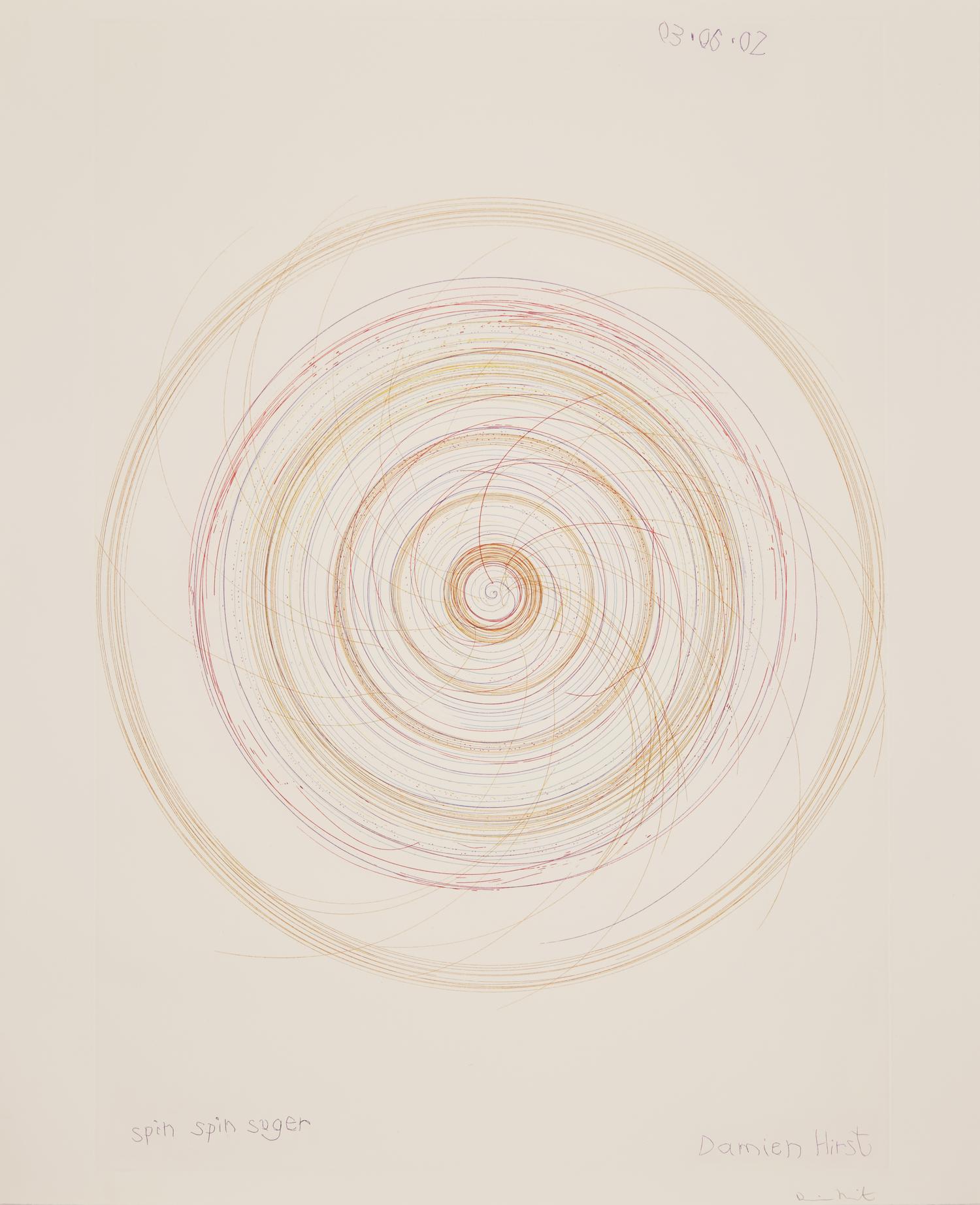 Damien Hirst (British, b. 1965) — Spin Spin Sugar (from In a Spin, the Action of the World on Things, Vol. II ) , 2002