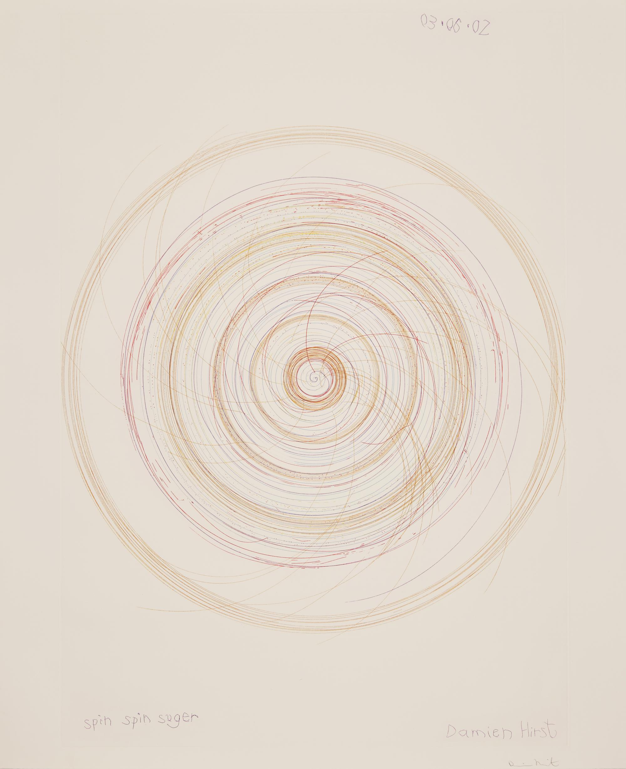 Damien Hirst (British, b. 1965) — Spin Spin Sugar (from In a Spin, the Action of the World on Things, Vol. II ) , 2002