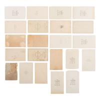 [Americana] Group of 22 Carte de Visites of West Point Military Academy, incl. Alumni