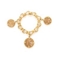 VERDURA, YELLOW GOLD, COIN AND DIAMOND 'TWENTY BUCK' BRACELET