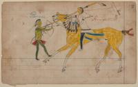 Arapaho Drawing from the Edwards Ledger Book