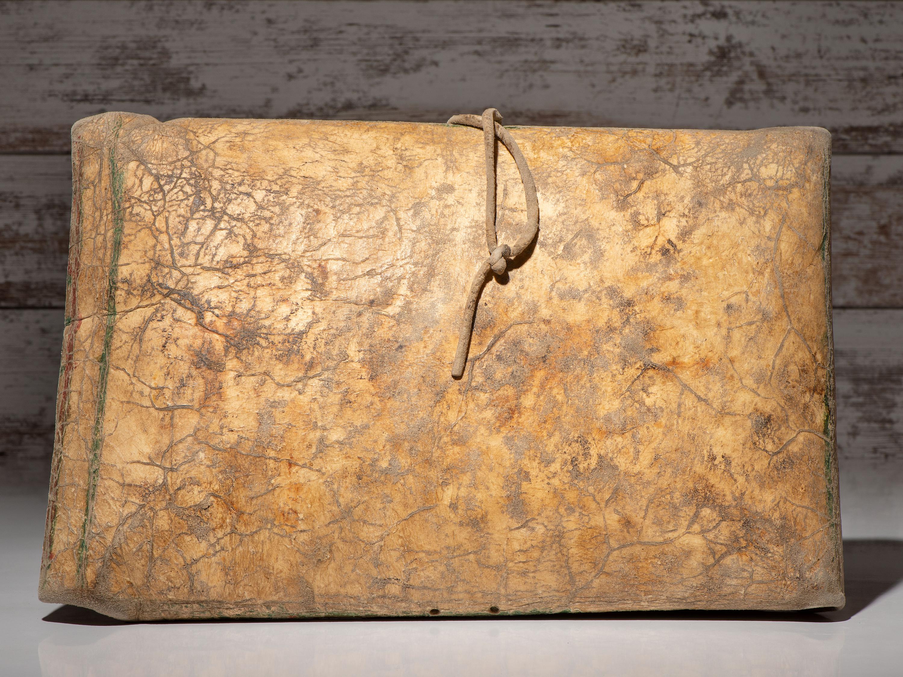 Blackfeet Painted Buffalo Hide Parfleche Envelope