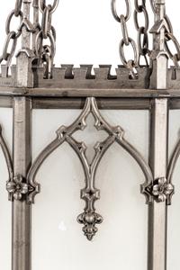 A Gothic Revival Iron Lantern