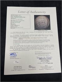 A 1952 Philadelphia Athletics Team Signed Autograph Baseball (JSA Letter of Authenticity)