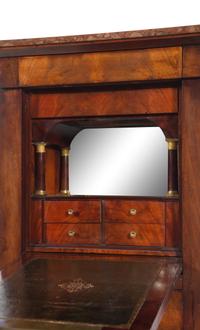 An Empire Mahogany Secrétaire à Abattant