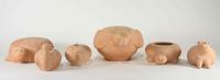 A Collection of Pottery Articles Diameter of largest 14 1/4 inches. — David Stewart
