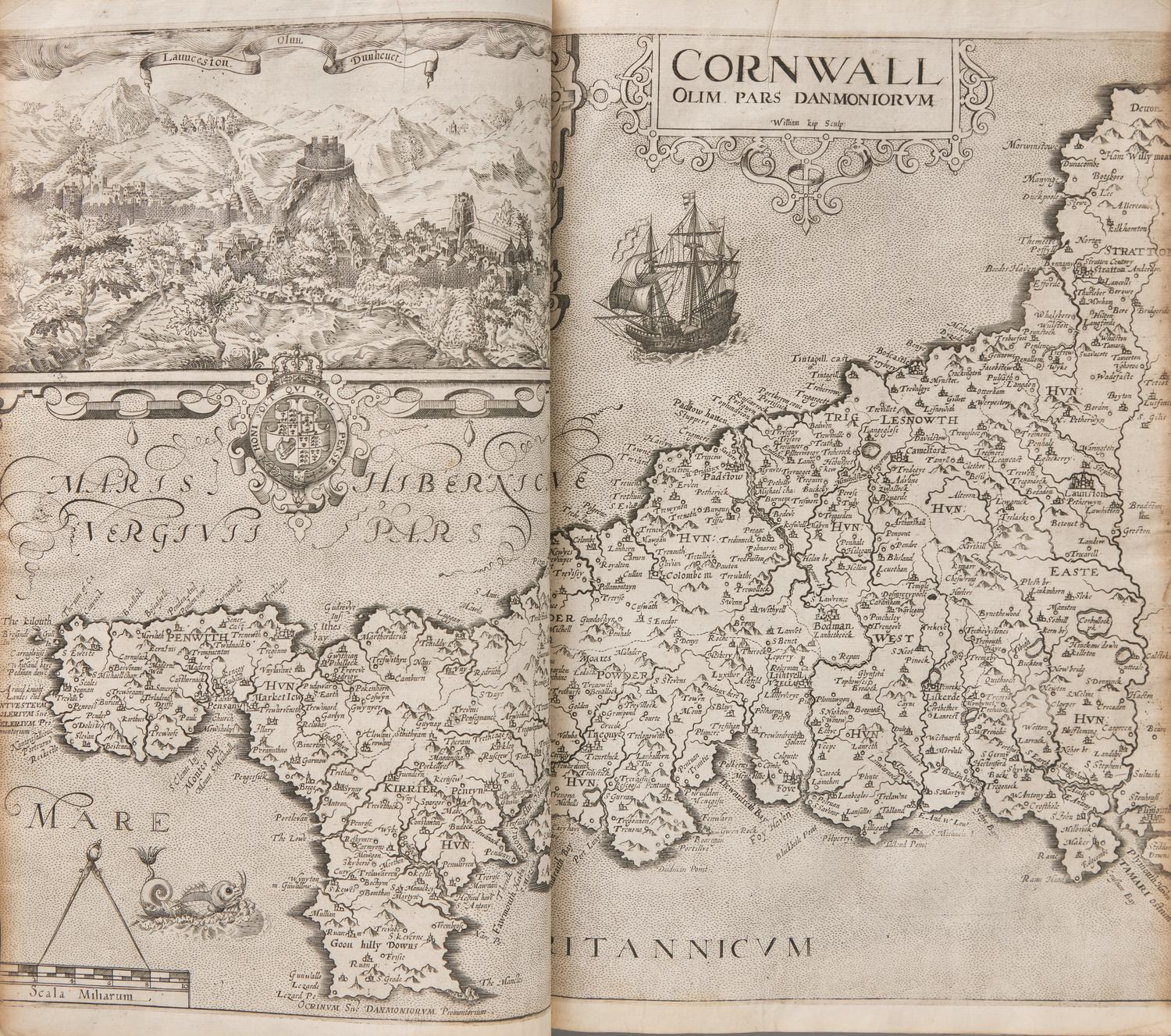 [British Isles] Camden, William. Britain, or a Chorographicall Description of the Most flourishing Kingdomes, England, Scotland, and Ireland...Translated newly into English by Philemon Holland...