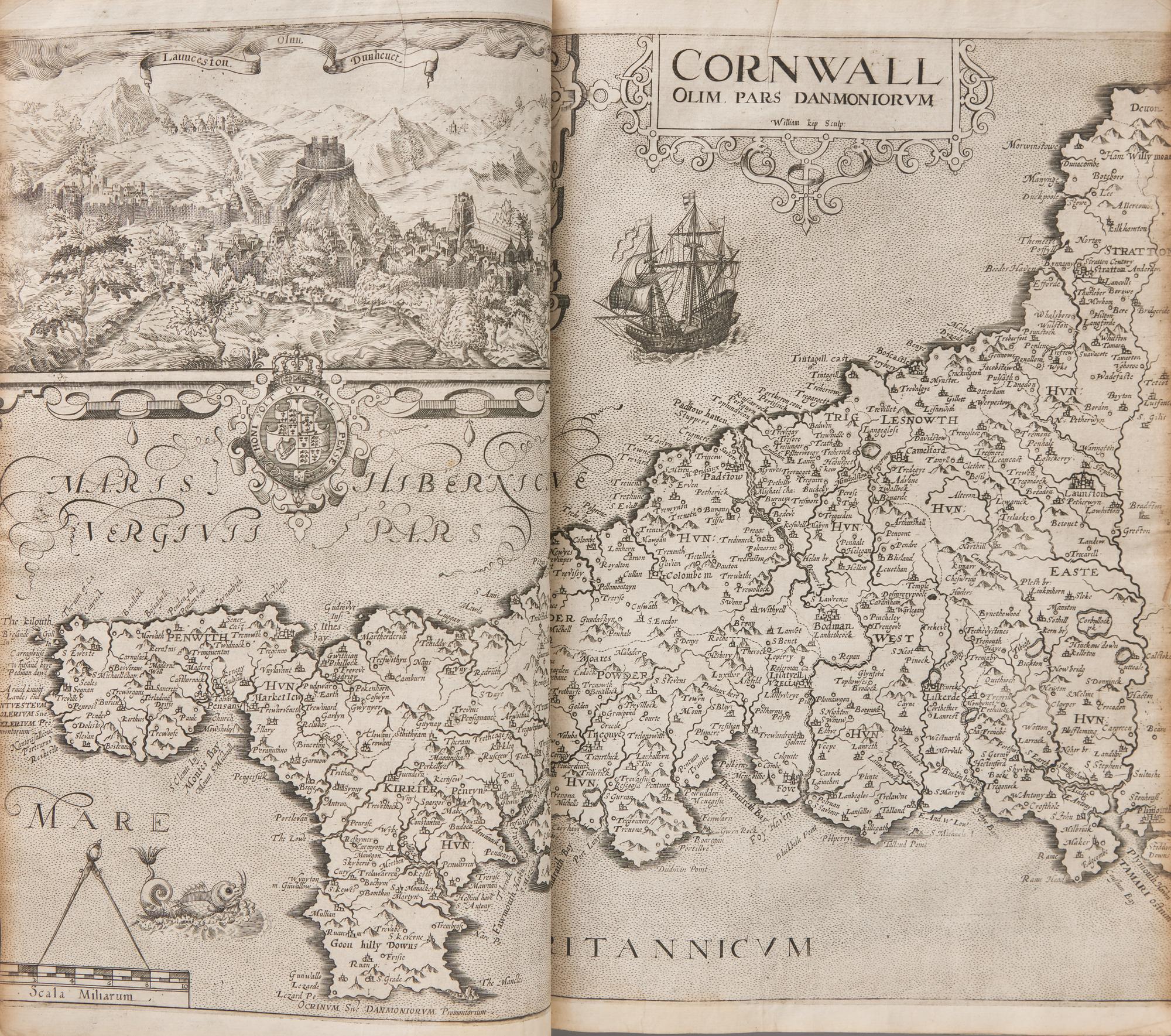 [British Isles] Camden, William. Britain, or a Chorographicall Description of the Most flourishing Kingdomes, England, Scotland, and Ireland...Translated newly into English by Philemon Holland...