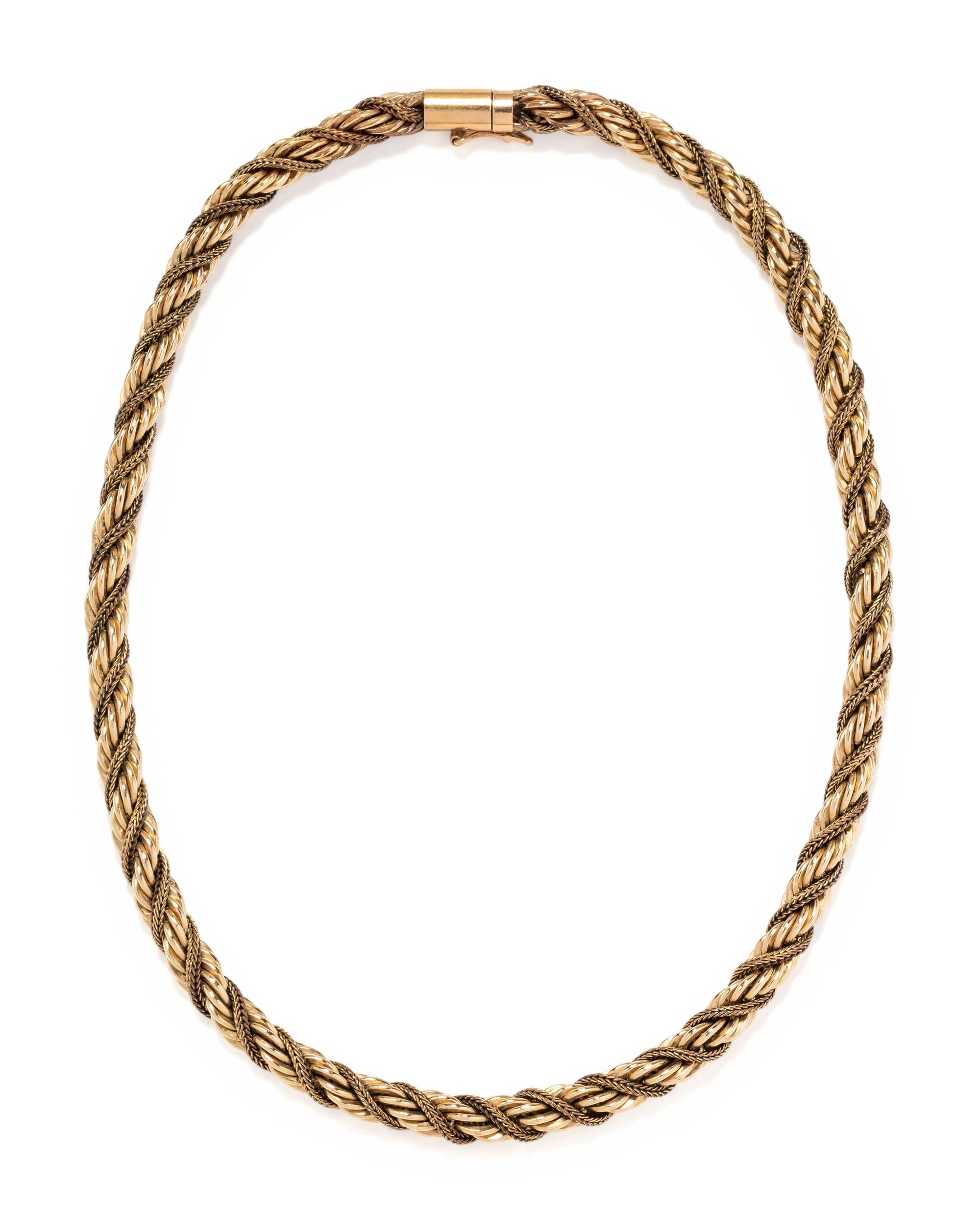 YELLOW GOLD NECKLACE
