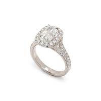 PLATINUM AND DIAMOND RING