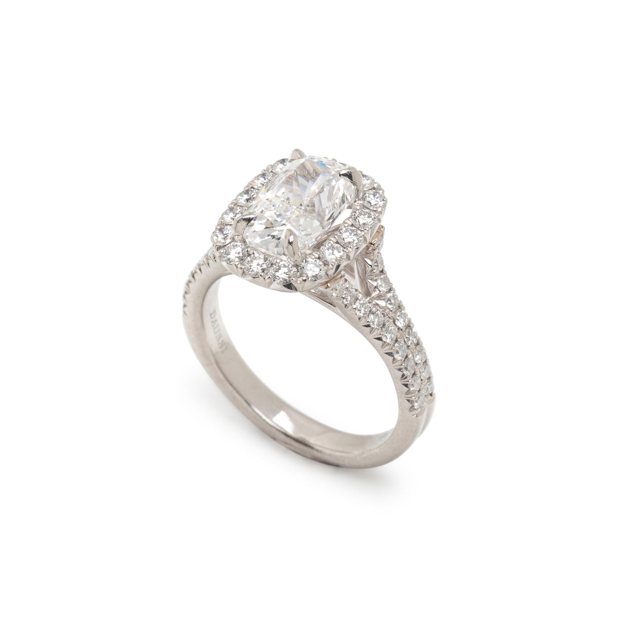 PLATINUM AND DIAMOND RING
