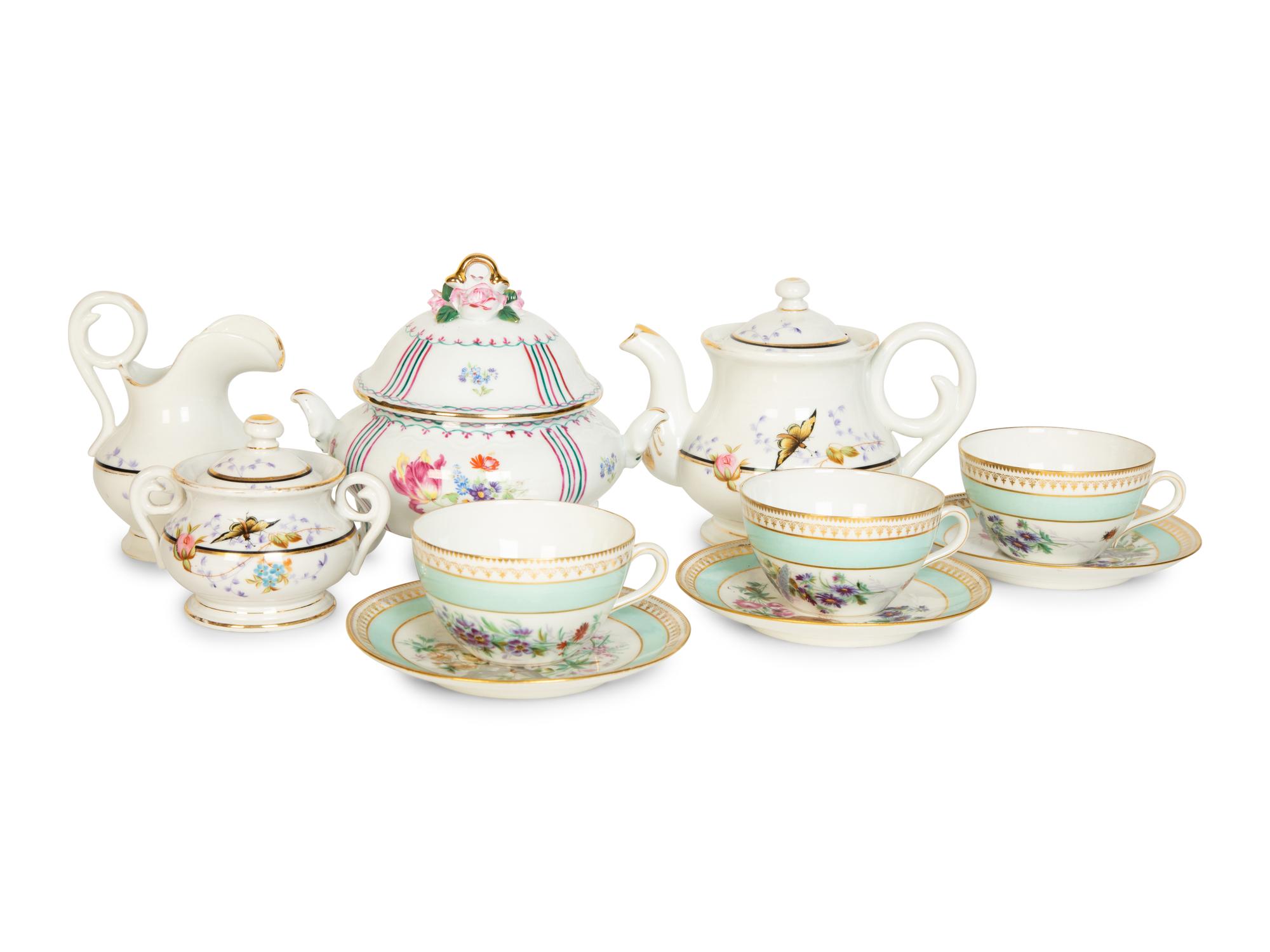 A Group of Royal Bavarian and Continental Porcelain Articles