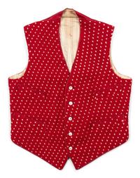 Three Men's 19th Century Waistcoats/Vests, 1850-70