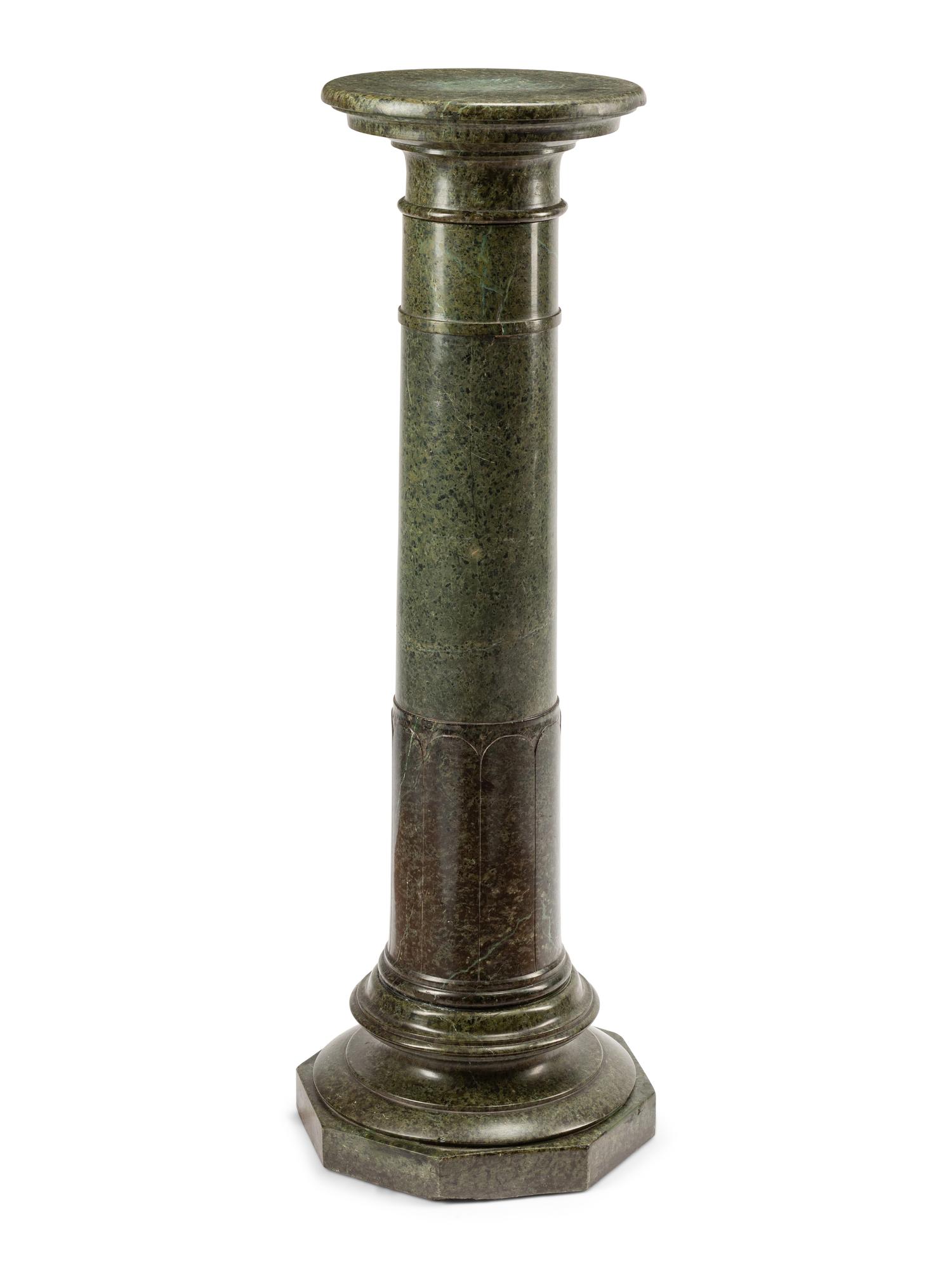 A Continental Marble Pedestal