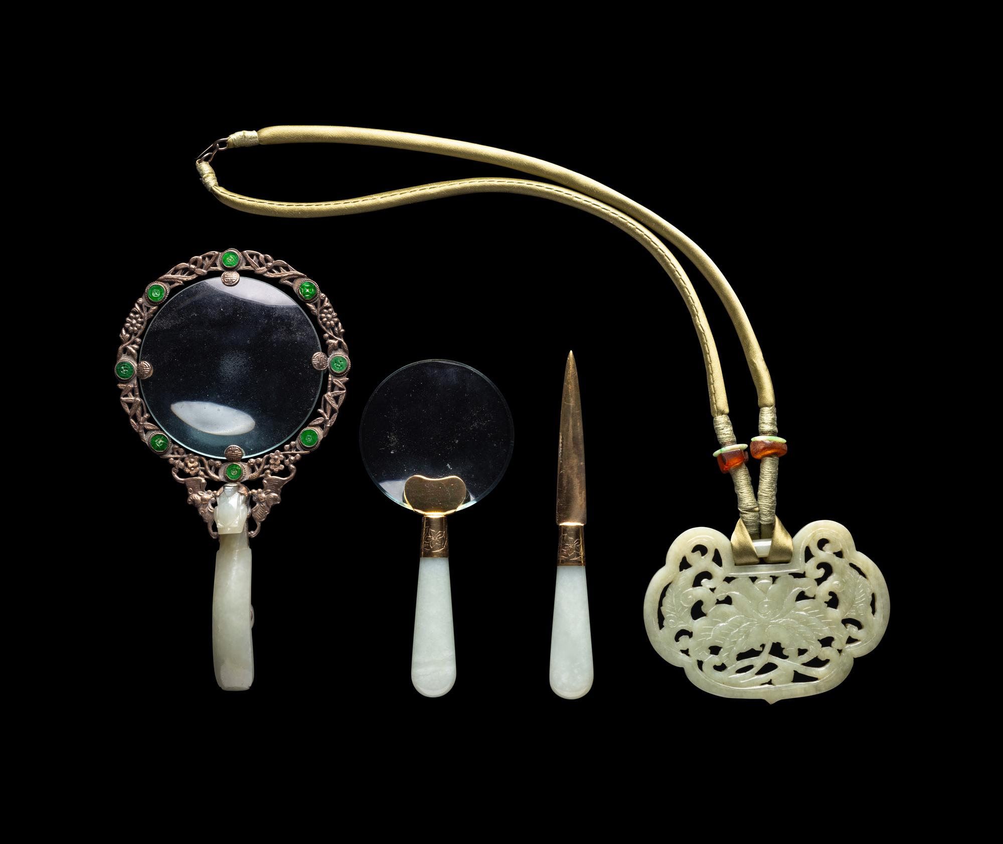 Four Chinese Jade and Jadeite Articles